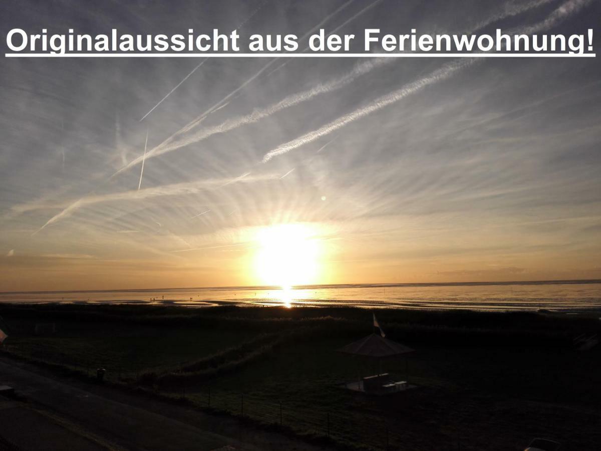 180° Panoramameerblick - Ferienwohnung Sandkorn Cuxhaven Bagian luar foto