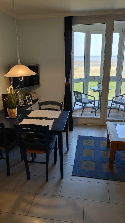 180° Panoramameerblick - Ferienwohnung Sandkorn Cuxhaven Bagian luar foto