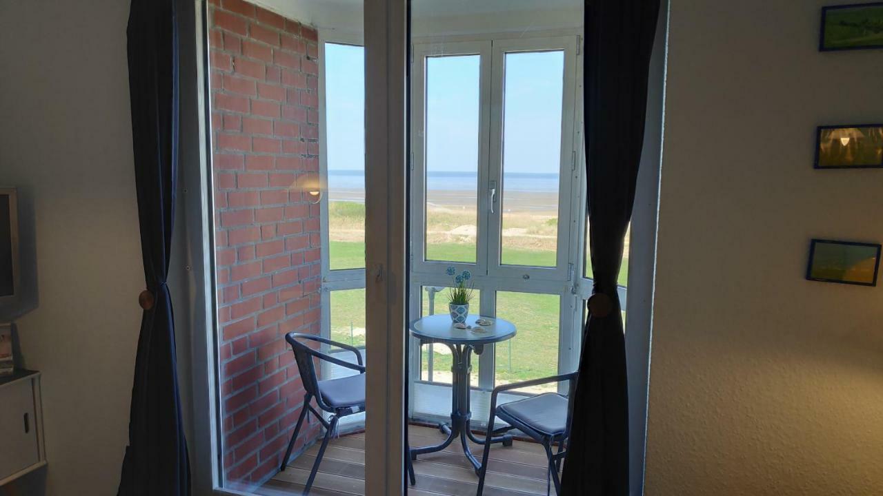 180° Panoramameerblick - Ferienwohnung Sandkorn Cuxhaven Bagian luar foto