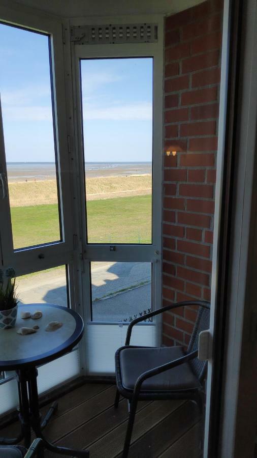 180° Panoramameerblick - Ferienwohnung Sandkorn Cuxhaven Bagian luar foto